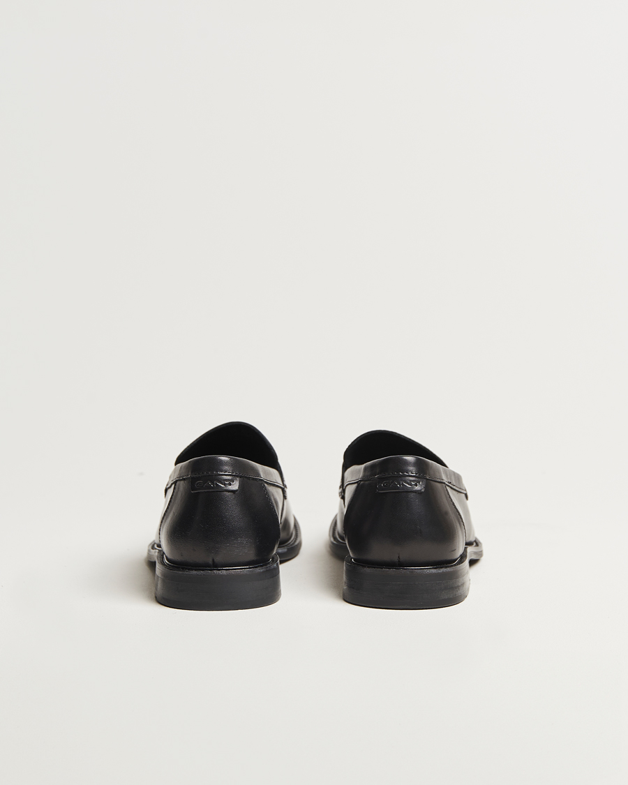 Mies | GANT Lozham Leather Loafer Black | GANT | Lozham Leather Loafer Black
