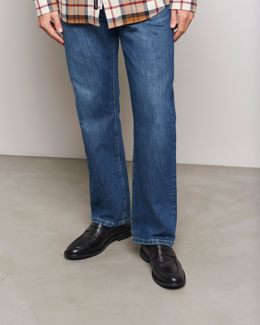 Mies | GANT Lozham Leather Loafer Black | GANT | Lozham Leather Loafer Black