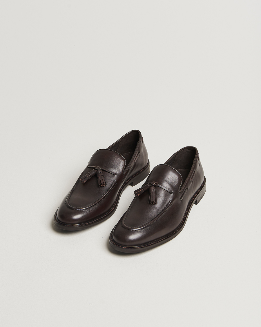 Mies | GANT Lozham Leather Tassle Loafer Dark Brown | GANT | Lozham Leather Tassle Loafer Dark Brown
