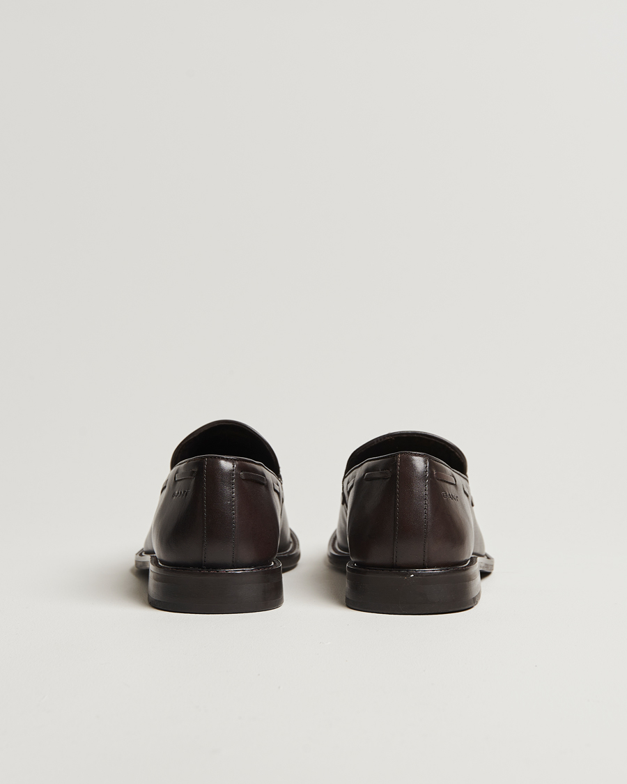 Mies | GANT Lozham Leather Tassle Loafer Dark Brown | GANT | Lozham Leather Tassle Loafer Dark Brown