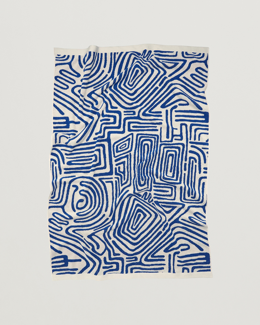Mies | OAS Eldovado Towel Blue/White | OAS | Eldovado Towel Blue/White