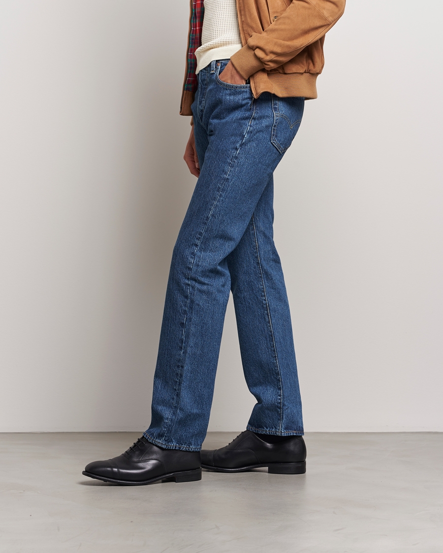 Mies | Sanders Vardy Calf Cap Oxford Black | Sanders | Vardy Calf Cap Oxford Black