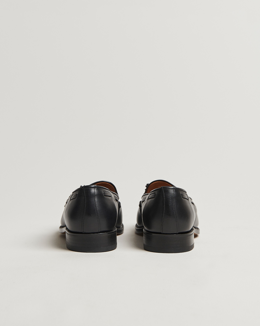 Mies | Sanders Finschley Calf Tassel Loafer Black | Sanders | Finschley Calf Tassel Loafer Black