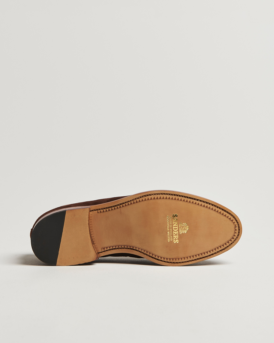 Mies | Sanders Finschley Suede Tassel Loafer Polo Snuff | Sanders | Finschley Suede Tassel Loafer Polo Snuff