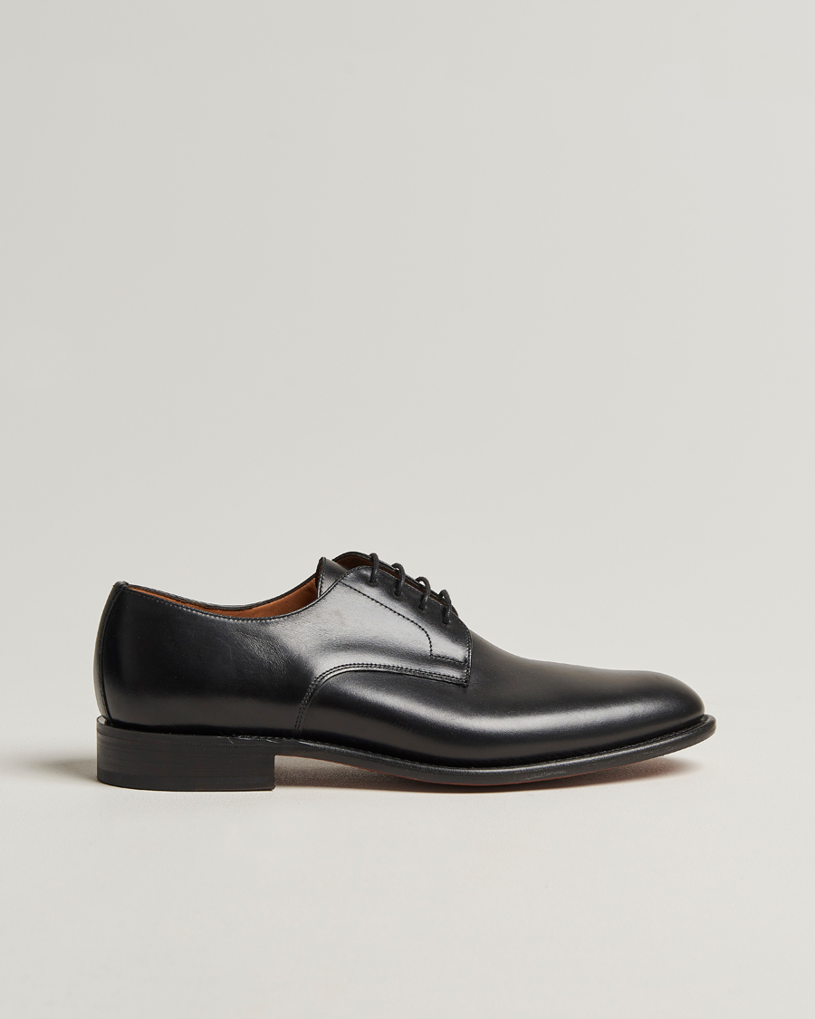 Mies | Sanders Athens Calf Plain Gibson Black | Sanders | Athens Calf Plain Gibson Black