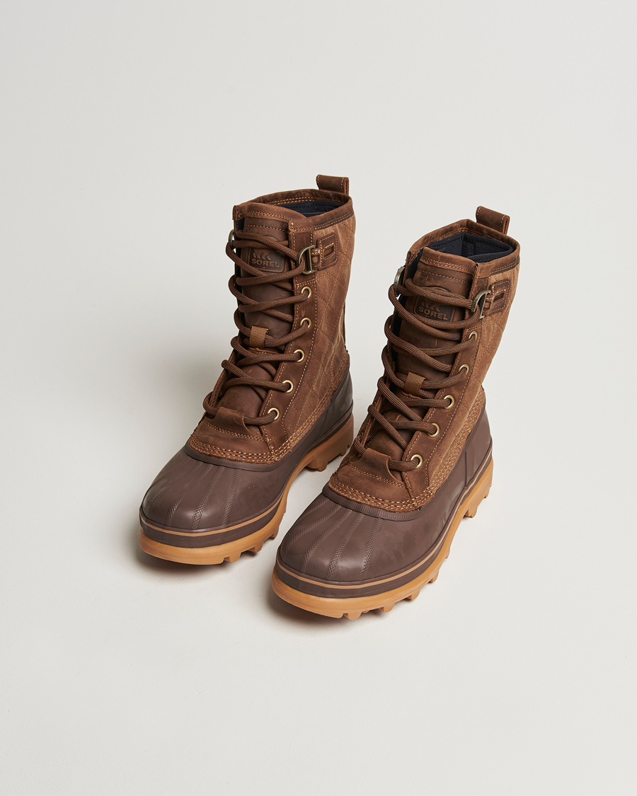Mies | Sorel Caribou Royal WP Canvas Boots Velvet Tan | Sorel | Caribou Royal WP Canvas Boots Velvet Tan
