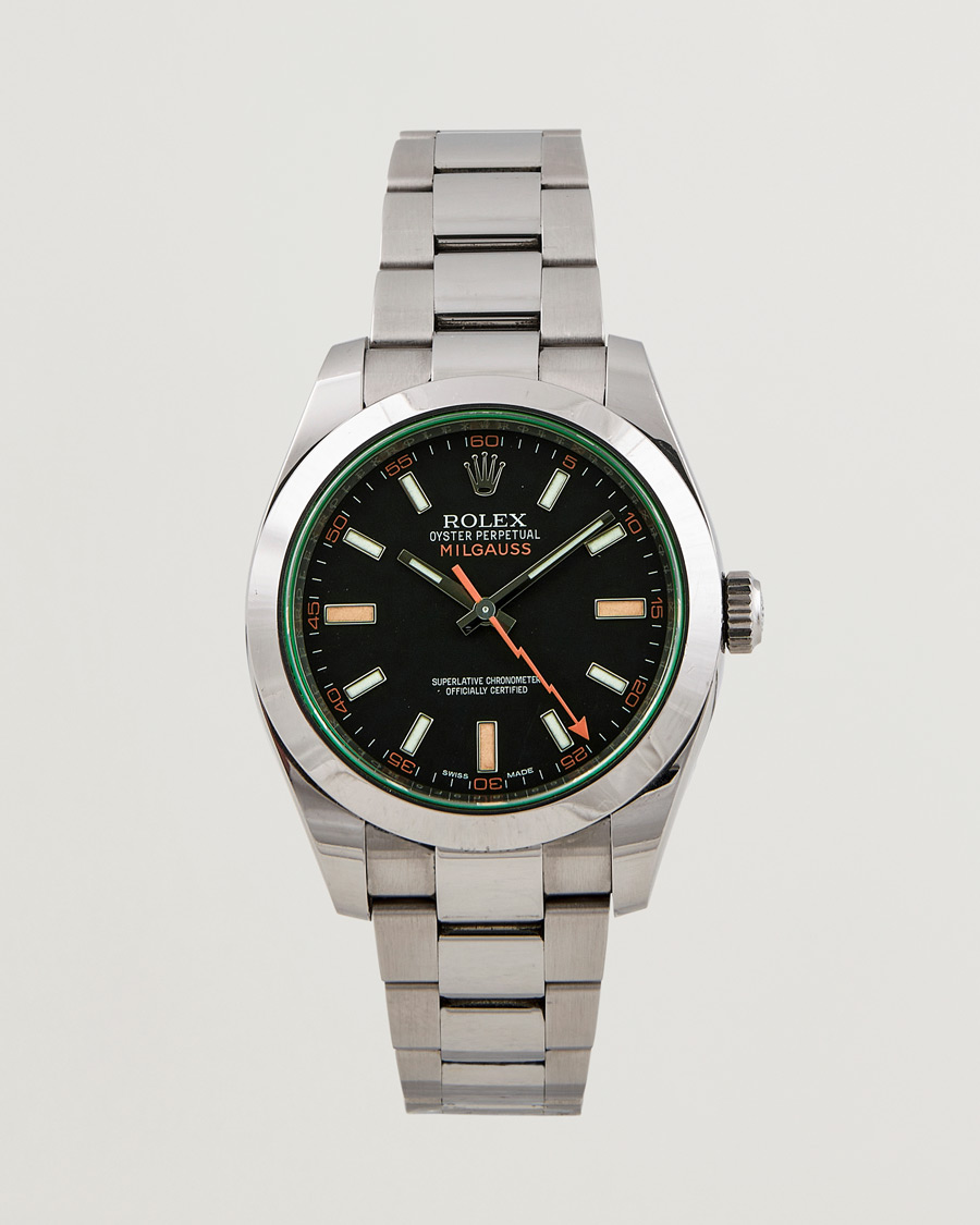 Mies | Rolex Pre-Owned Milgauss 116400GV Silver | Rolex Pre-Owned | Milgauss 116400GV Silver