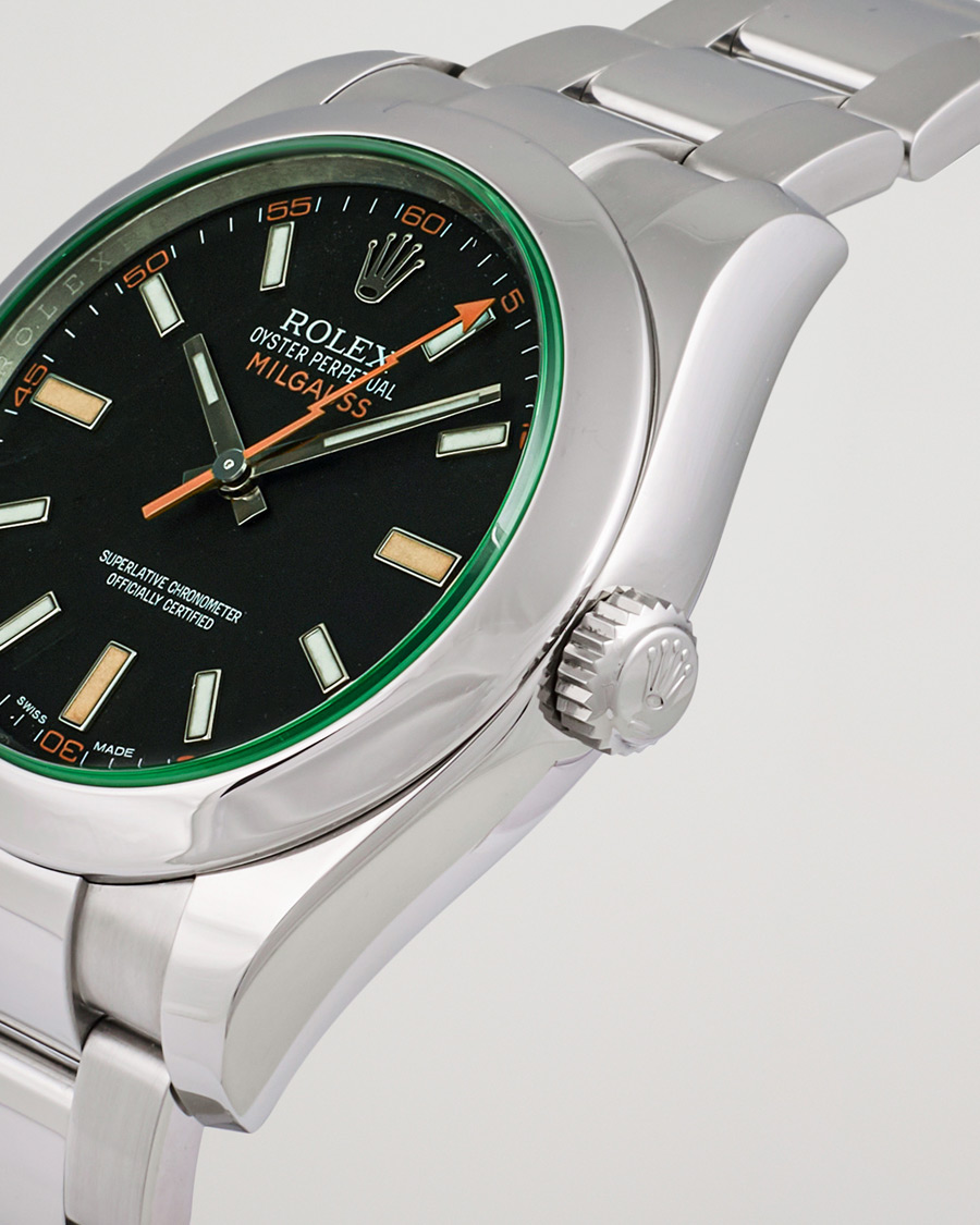 Mies | Rolex Pre-Owned Milgauss 116400GV Silver | Rolex Pre-Owned | Milgauss 116400GV Silver