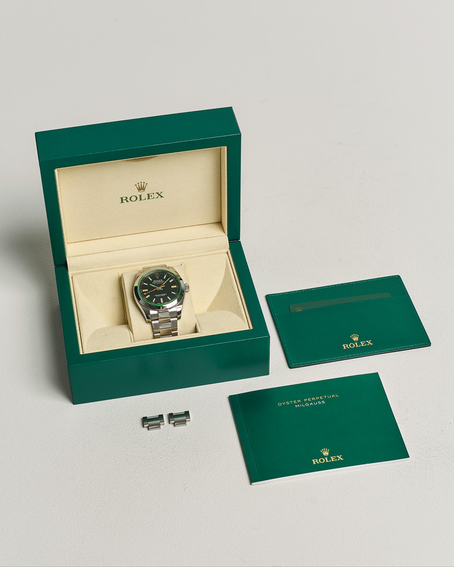 Mies | Rolex Pre-Owned Milgauss 116400GV Silver | Rolex Pre-Owned | Milgauss 116400GV Silver