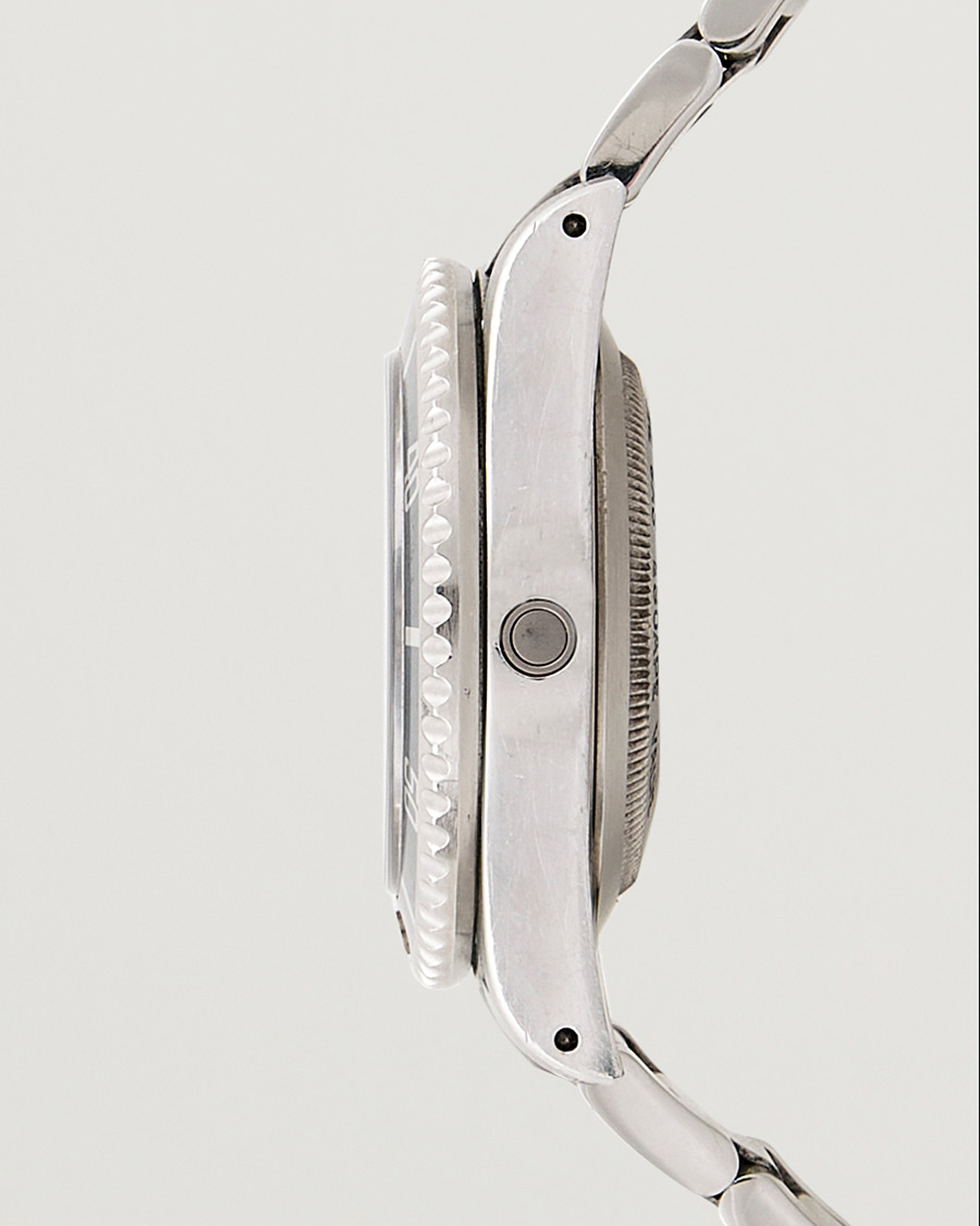 Mies | Rolex Pre-Owned Sea Dweller 16600 Oyster Perpetual Steel Black Silver | Rolex Pre-Owned | Sea Dweller 16600 Oyster Perpetual Steel Black Silver