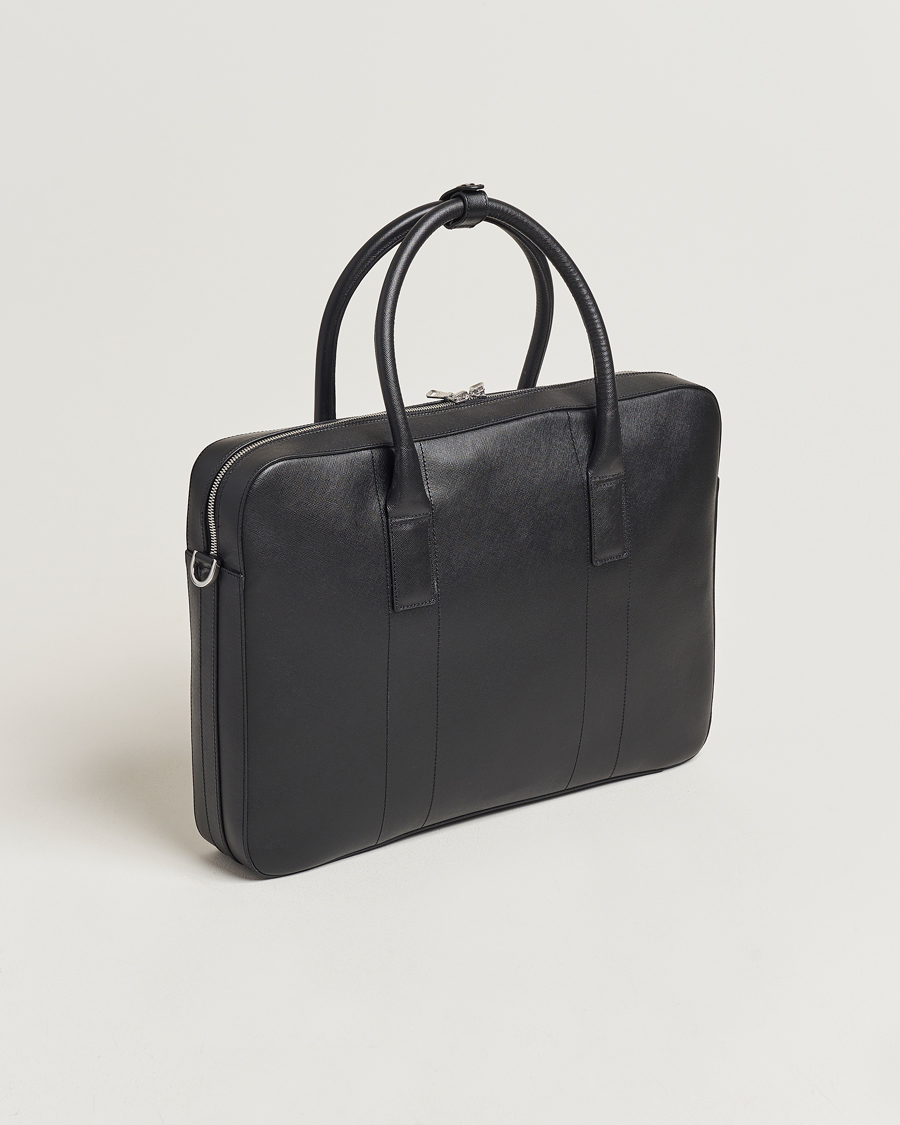 Mies |  | Oscar Jacobson | Leather Briefcase Black