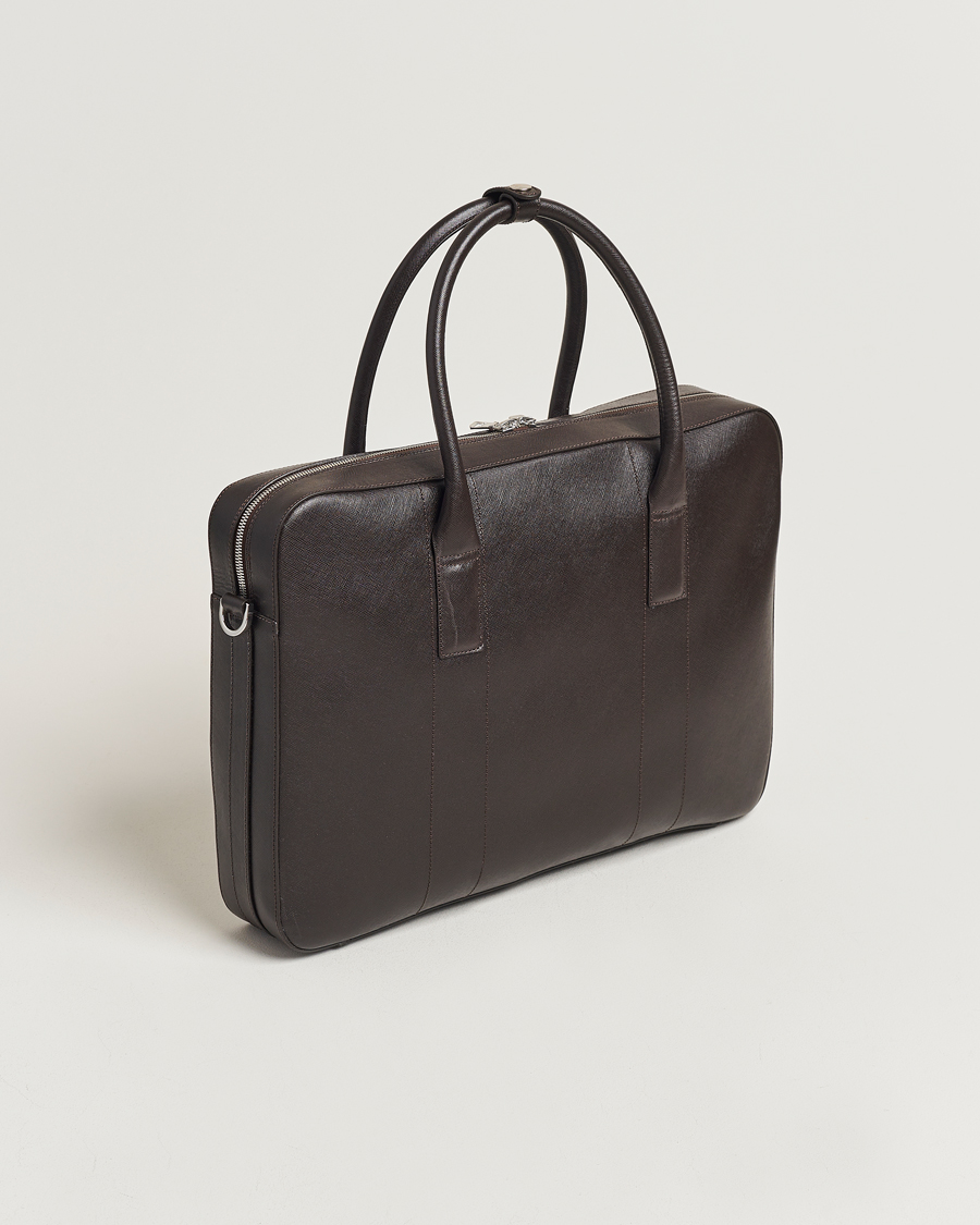Mies |  | Oscar Jacobson | Leather Briefcase Forastero Brown