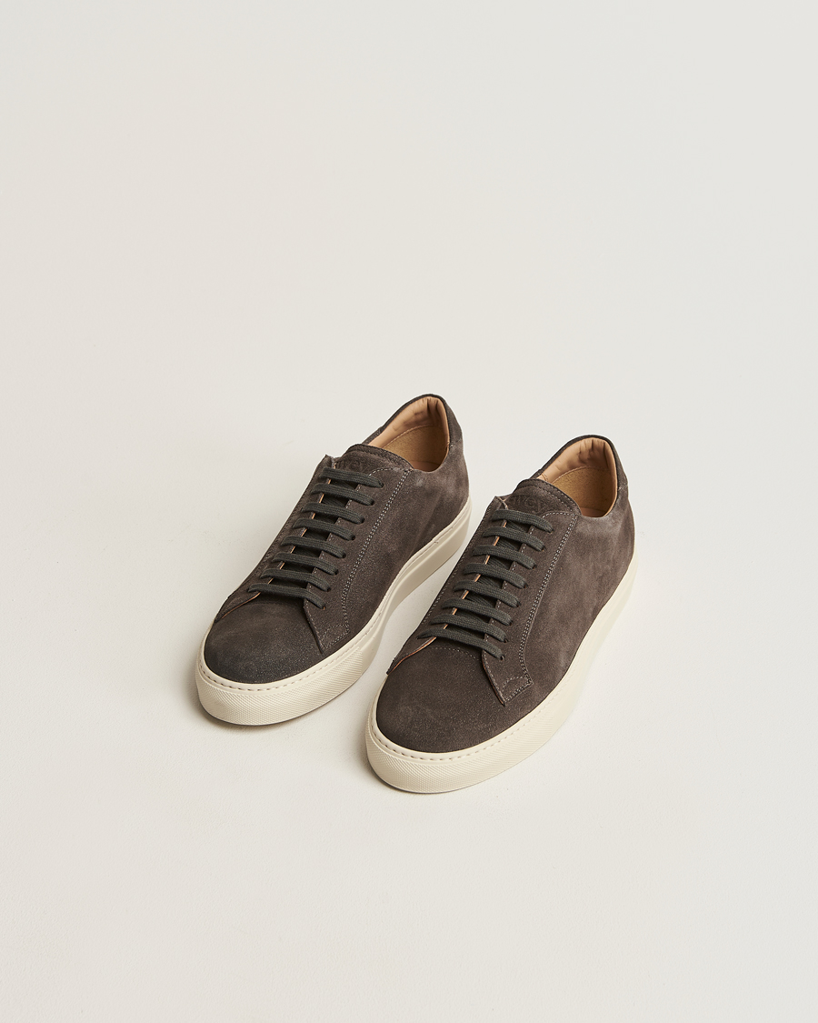 Mies | Tennarit | Sweyd | 055 Suede Sneaker Dark Grey
