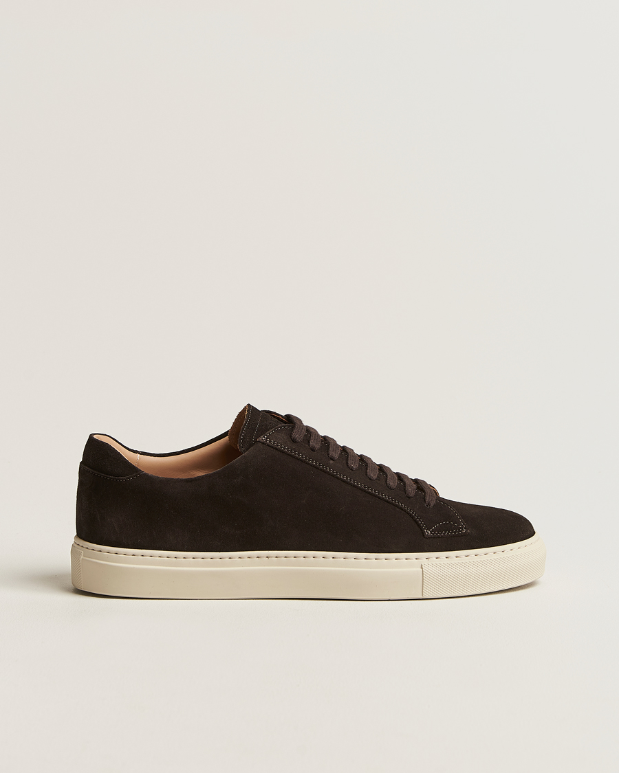 Mies | Tennarit | Sweyd | 055 Suede Sneaker Dark Brown