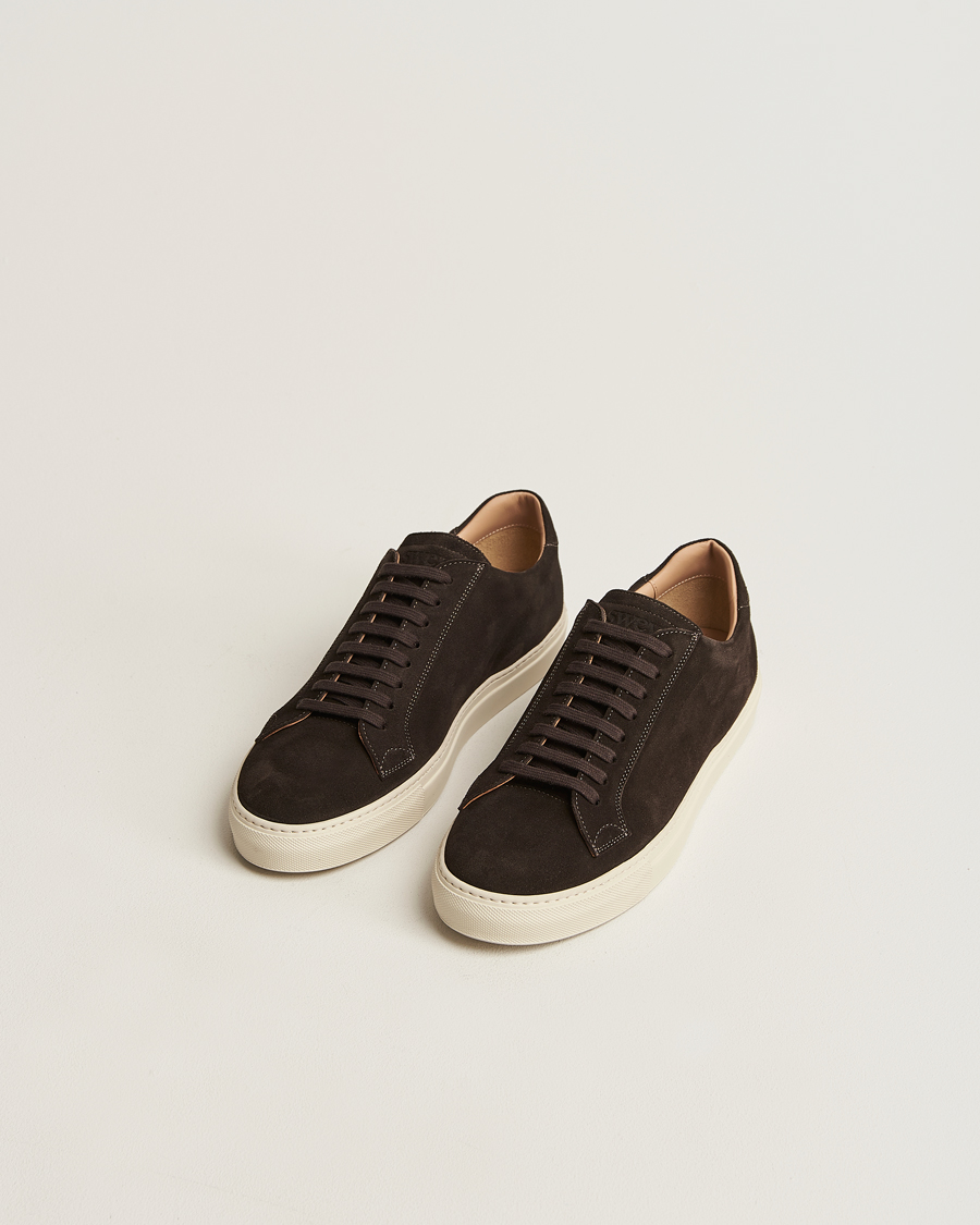 Mies | Tennarit | Sweyd | 055 Suede Sneaker Dark Brown