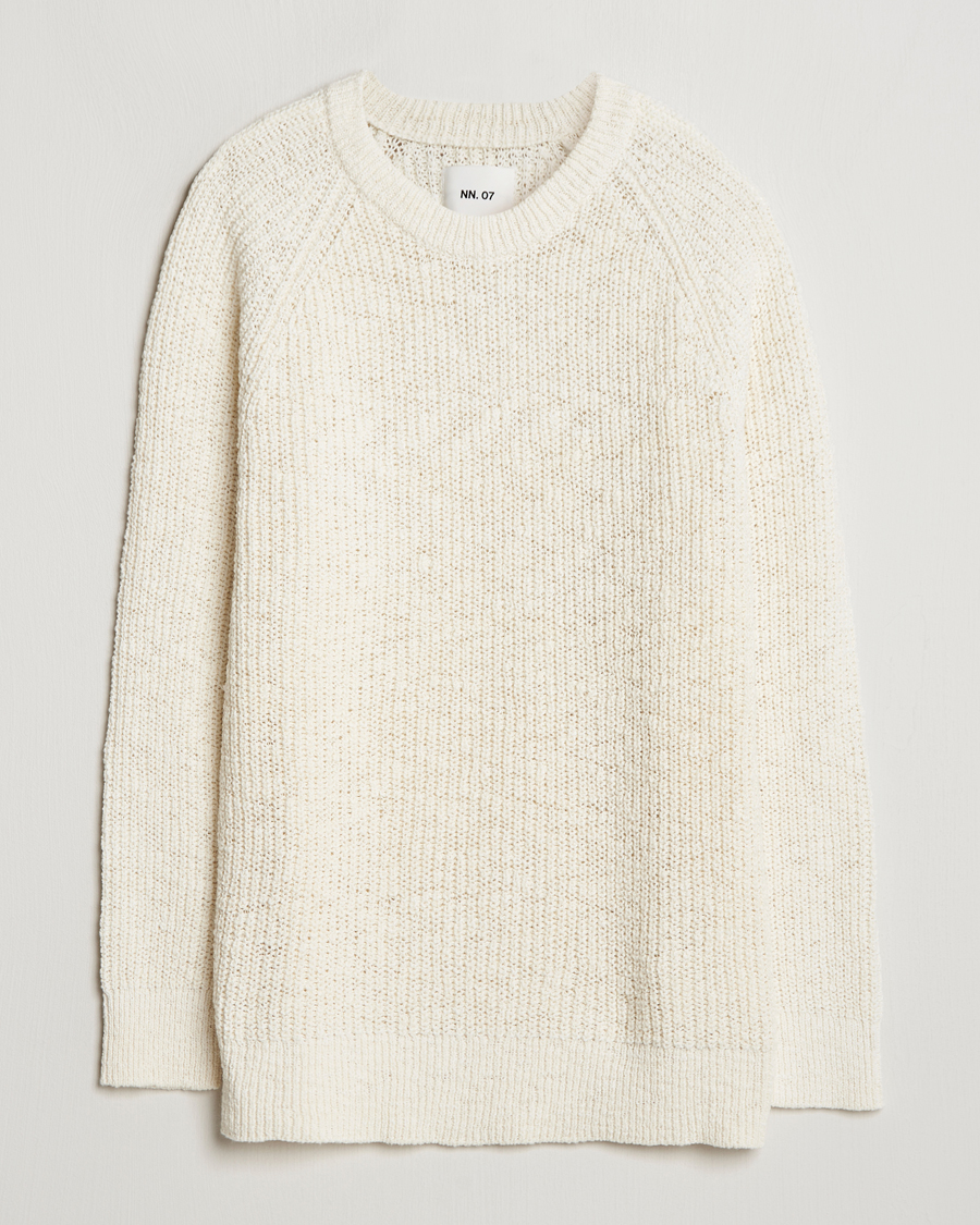 Mies | Puserot | NN07 | Jacobo Heavy Knitted Sweater Cream