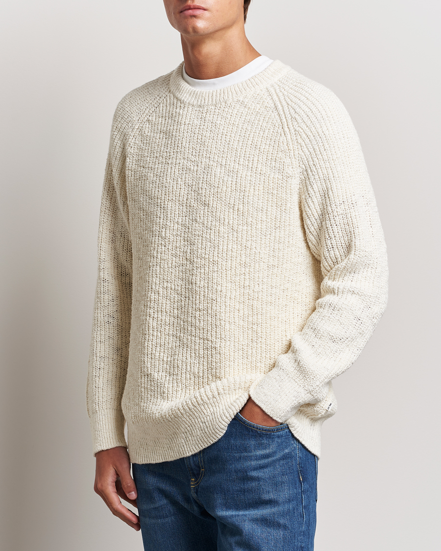 Mies | Puserot | NN07 | Jacobo Heavy Knitted Sweater Cream