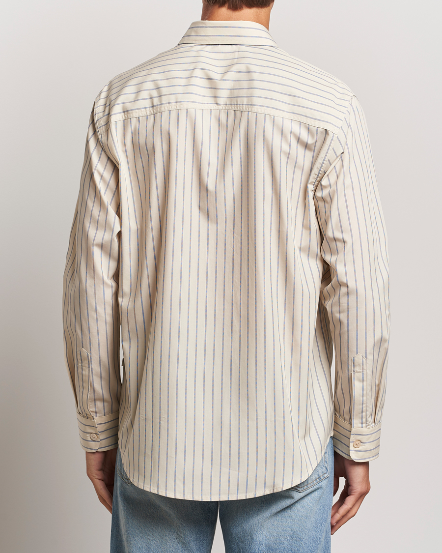 Mies | Kauluspaidat | NN07 | Quinsy Striped Shirt Khaki