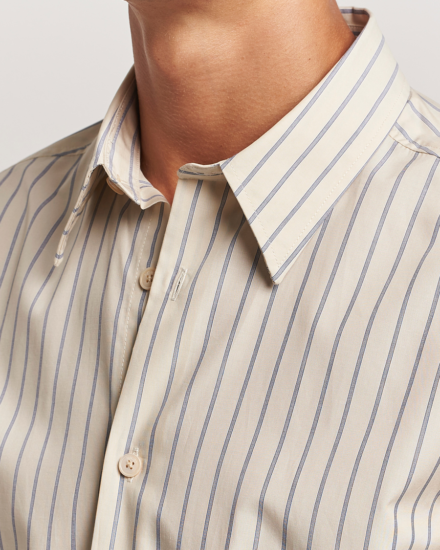 Mies | Kauluspaidat | NN07 | Quinsy Striped Shirt Khaki