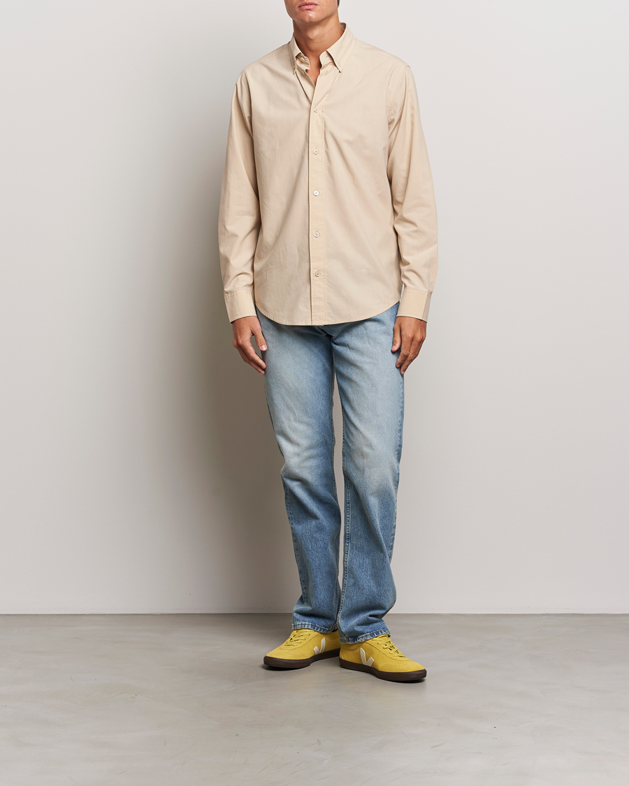 Mies | Kauluspaidat | NN07 | Colby Lyocell/Cotton Button Down Shirt White Peppar