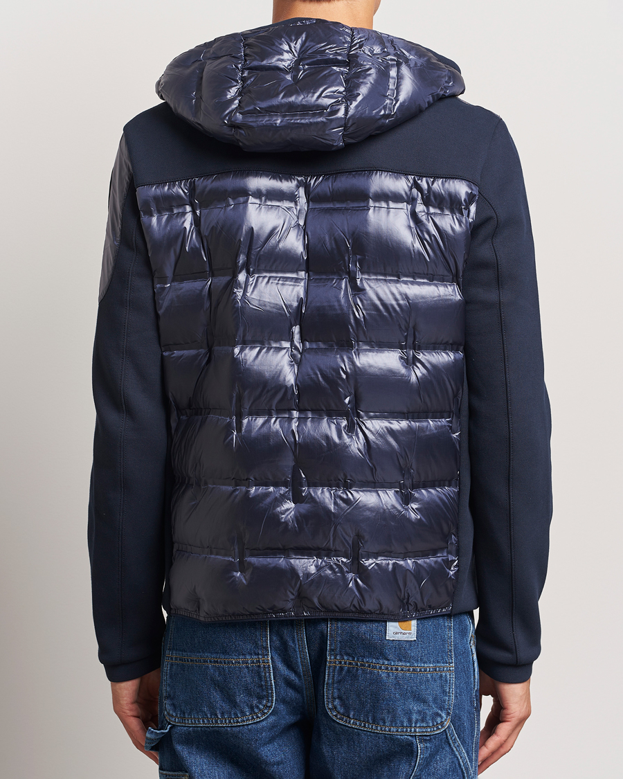 Mies | Takit | Parajumpers | Gyles Piquet Puffer Hybrid Jacket Blue Navy