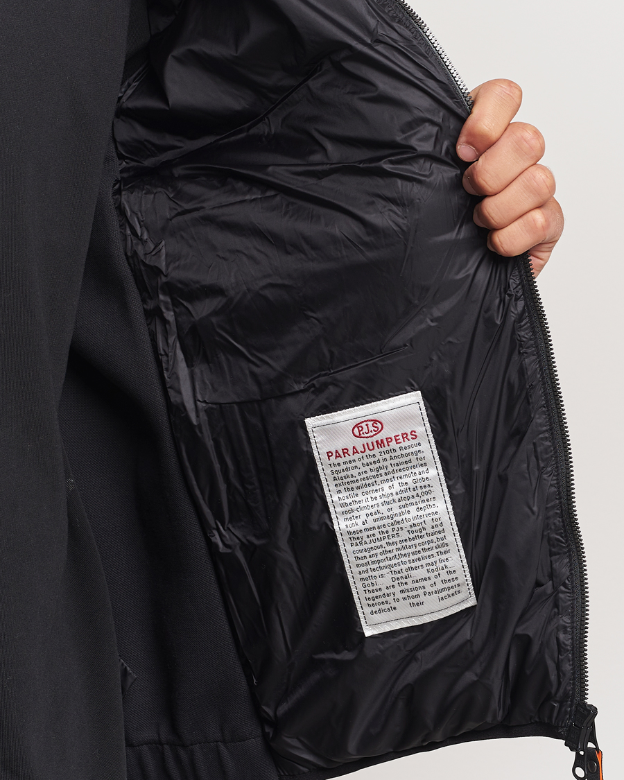 Mies | Takit | Parajumpers | Gyles Piquet Puffer Hybrid Jacket Black
