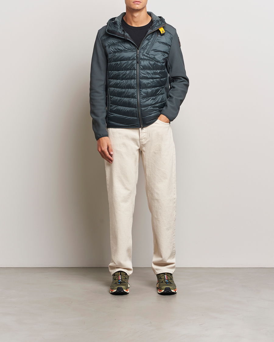 Mies | Takit | Parajumpers | Nolan Hybrid Hooded Jacket Green Gables