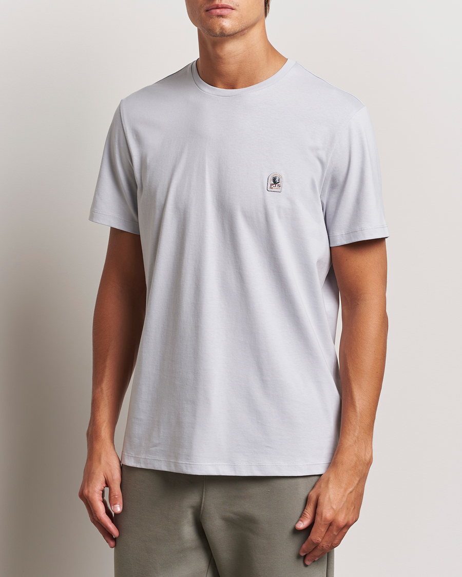 Mies | T-paidat | Parajumpers | Basic Patch T-Shirt Lunar Rock