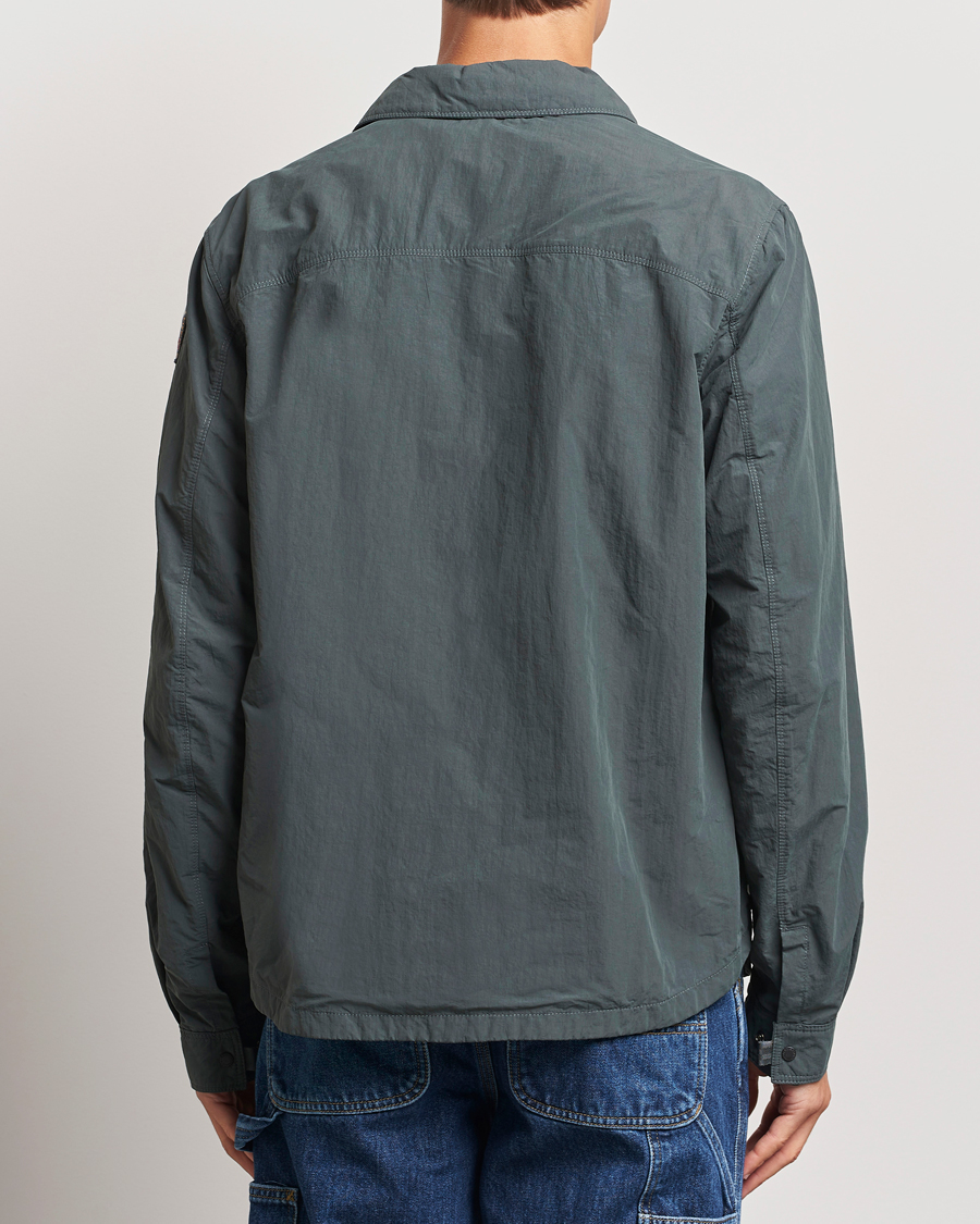 Mies | Takit | Parajumpers | Miura Peached Poplin Shirt Jacket Green Gables