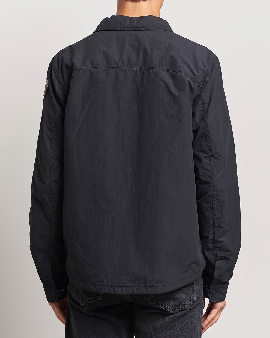 Mies | Takit | Parajumpers | Miura Peached Poplin Shirt Jacket Black