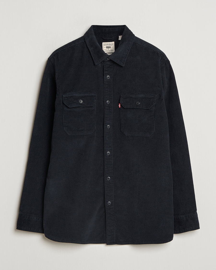 Mies | Kauluspaidat | Levi's | Jackson Corduroy Worker Shirt Jet Black