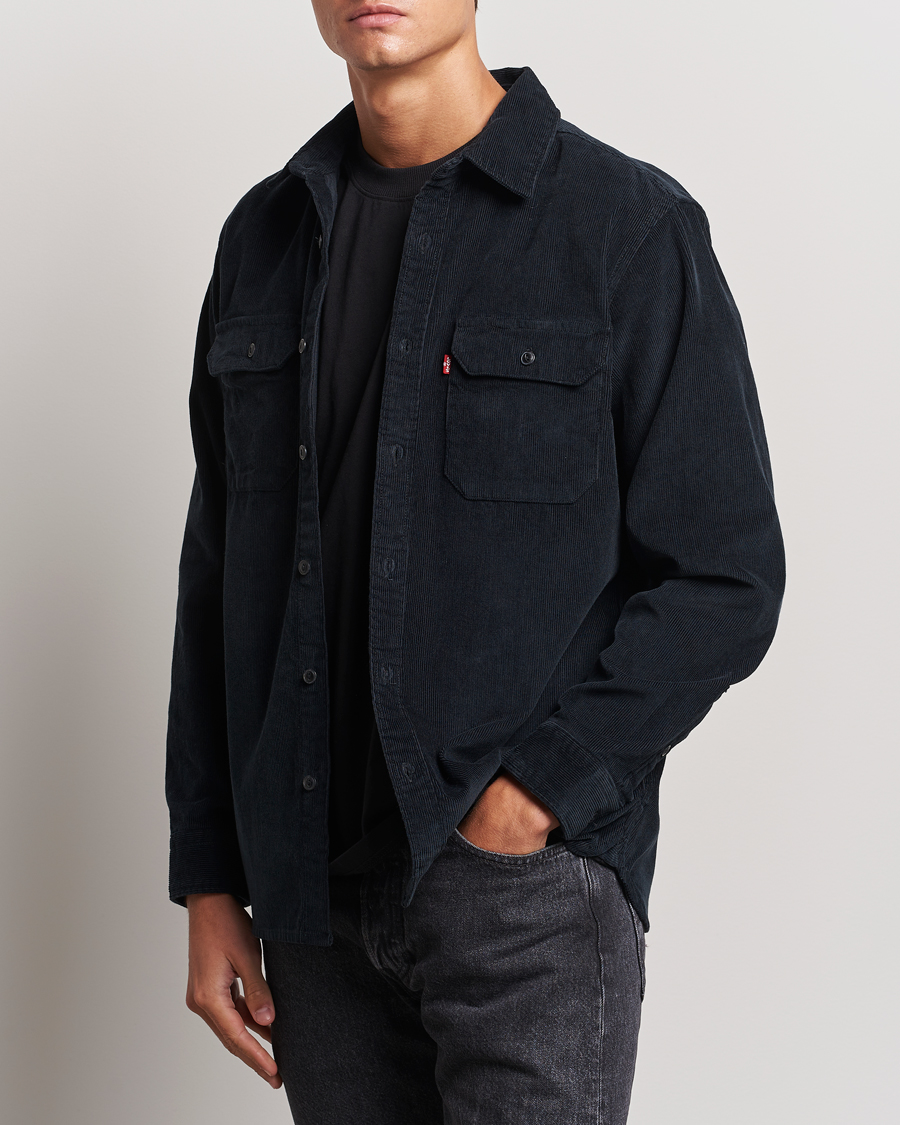 Mies | Kauluspaidat | Levi's | Jackson Corduroy Worker Shirt Jet Black