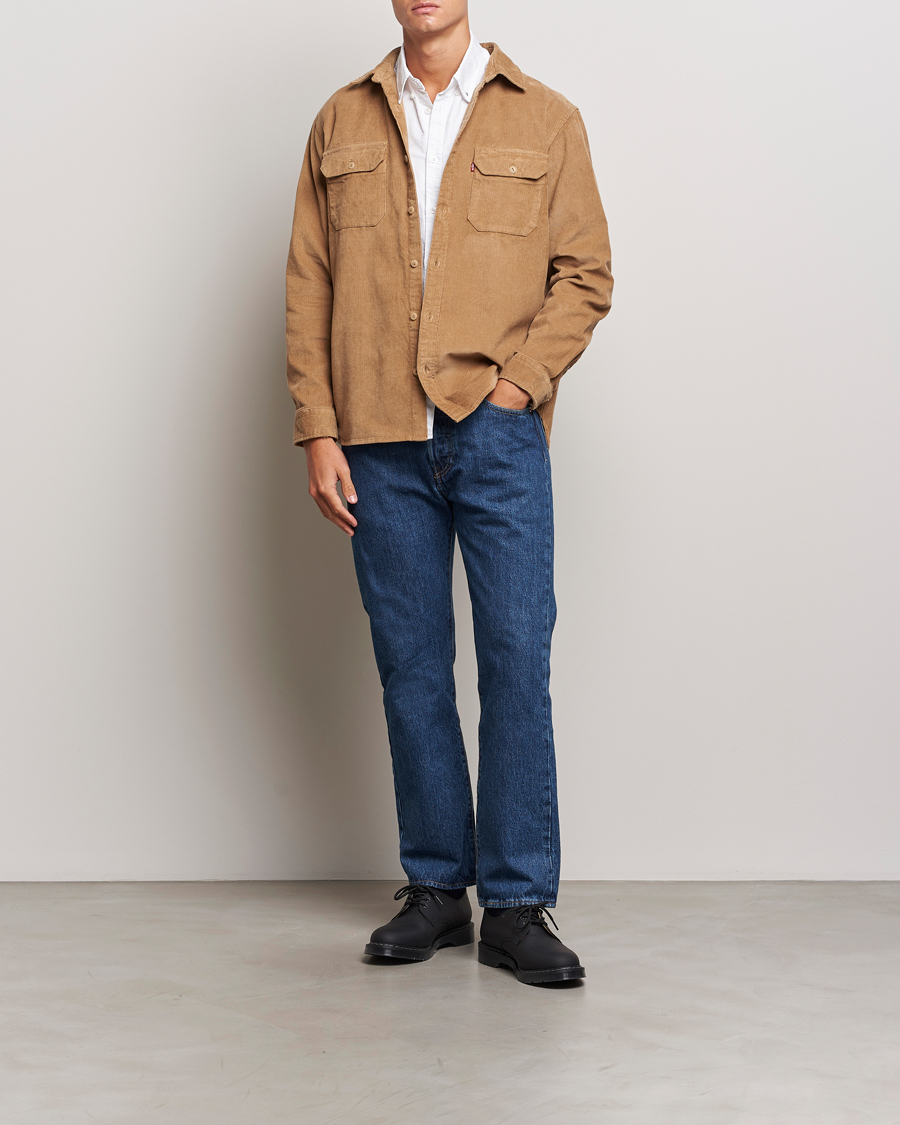 Mies | Kauluspaidat | Levi's | Jackson Corduroy Worker Shirt Ermine Brown