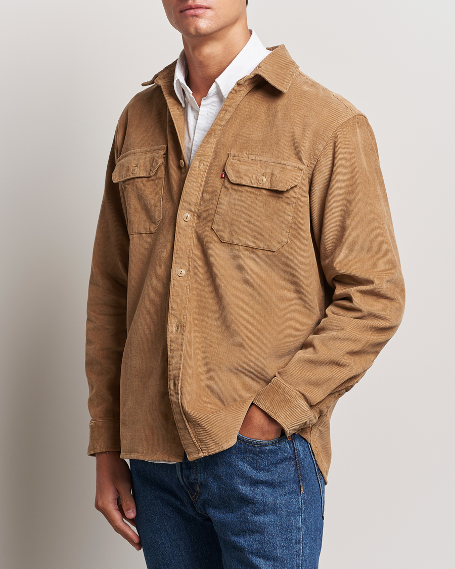 Mies | Kauluspaidat | Levi's | Jackson Corduroy Worker Shirt Ermine Brown