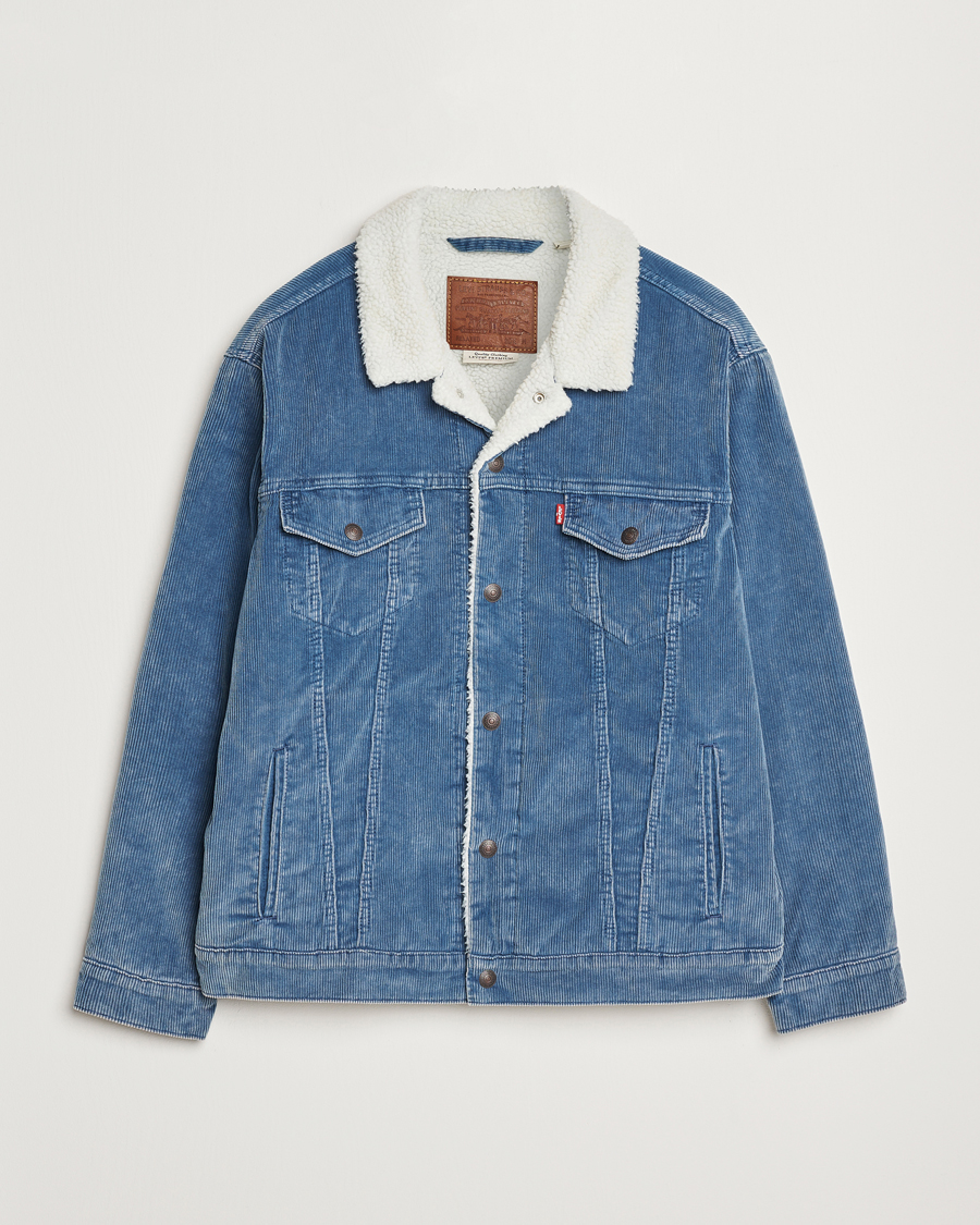 Mies | Takit | Levi's | Relaxed Fit Sherpa Trucker Blue Spring