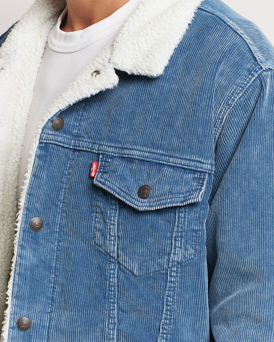 Mies | Takit | Levi's | Relaxed Fit Sherpa Trucker Blue Spring