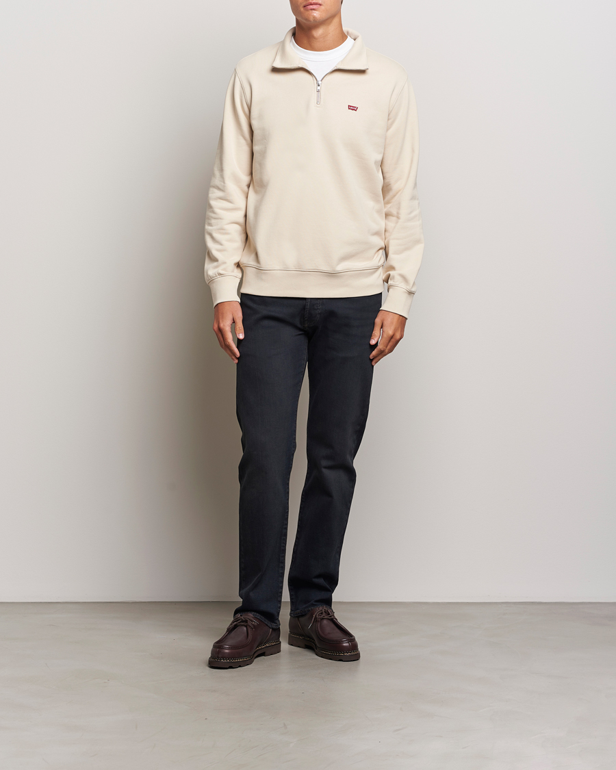 Mies | Puserot | Levi's | Original Half Zip Sweater Fog