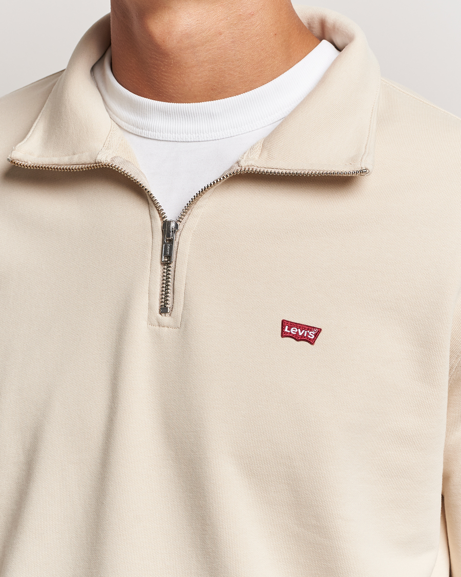 Mies | Puserot | Levi's | Original Half Zip Sweater Fog