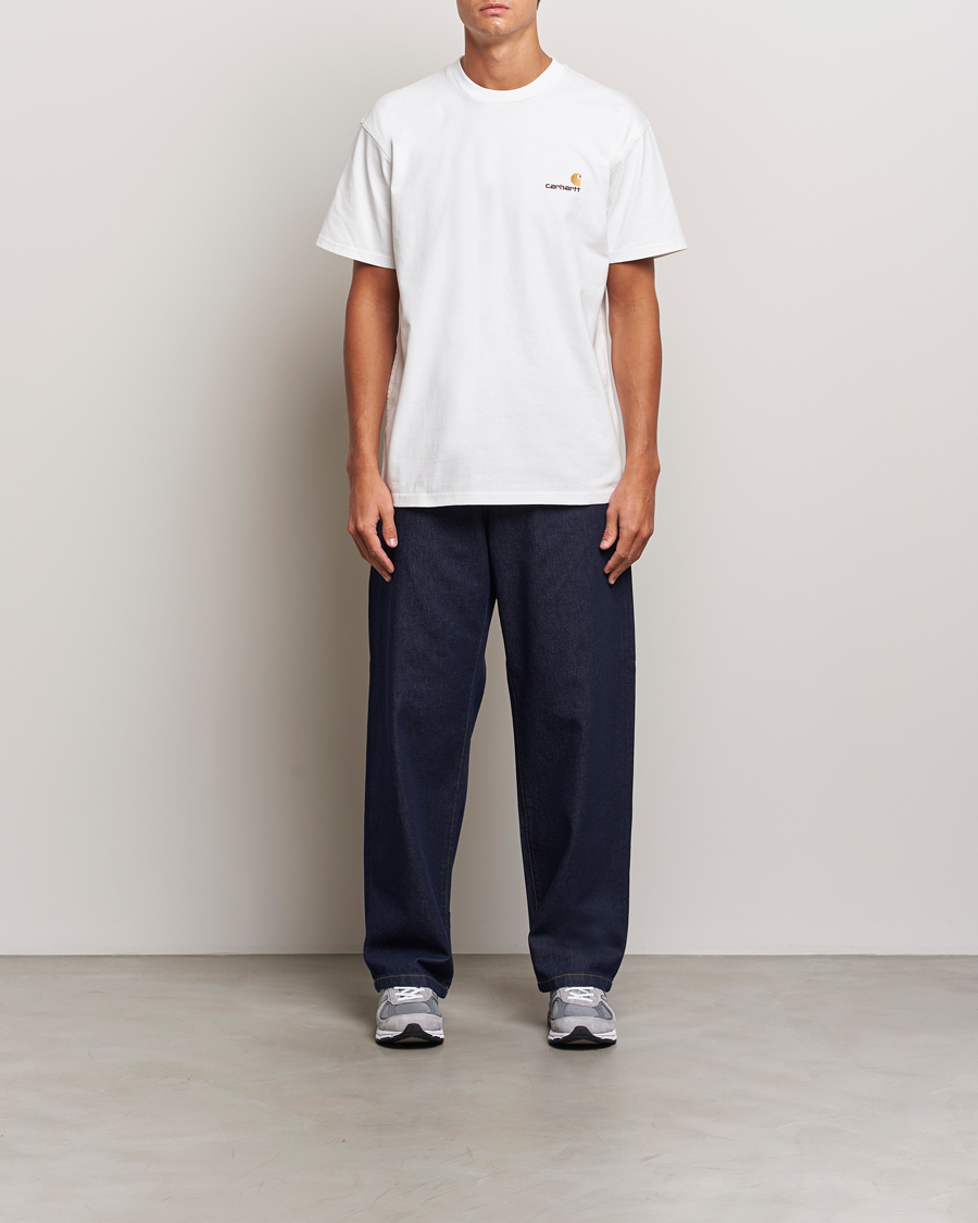 Mies | Kauluspaidat | Carhartt WIP | Landon Pant Robertson Denim Blue Rinsed