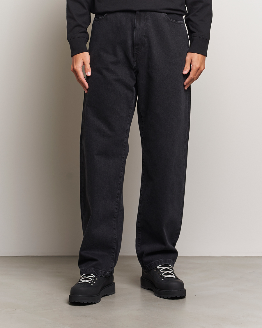 Mies | Kauluspaidat | Carhartt WIP | Landon Pant Robertson Denim Black Stone Washed