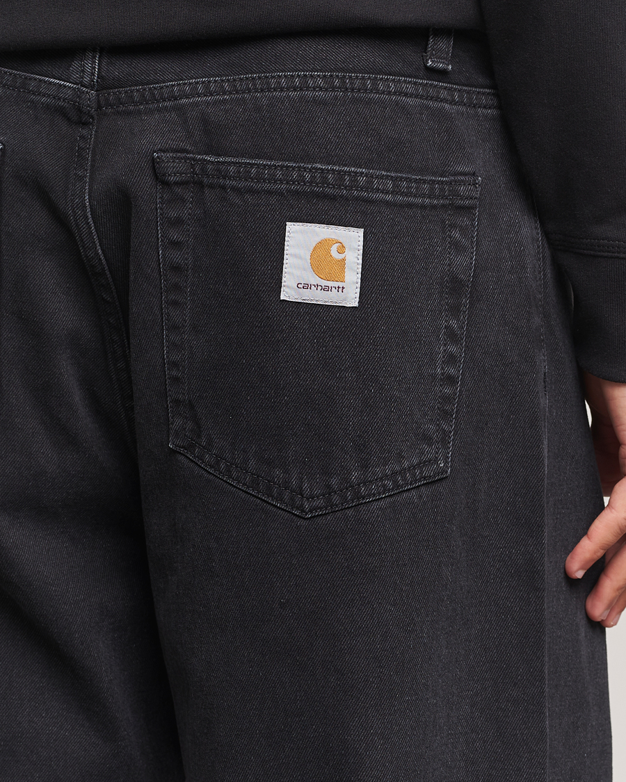 Mies | Kauluspaidat | Carhartt WIP | Landon Pant Robertson Denim Black Stone Washed