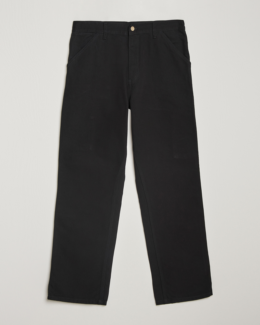 Mies | Housut | Carhartt WIP | Single Knee Pants Dearborn Canvas Black