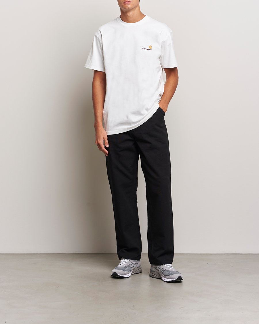 Mies | Housut | Carhartt WIP | Single Knee Pants Dearborn Canvas Black