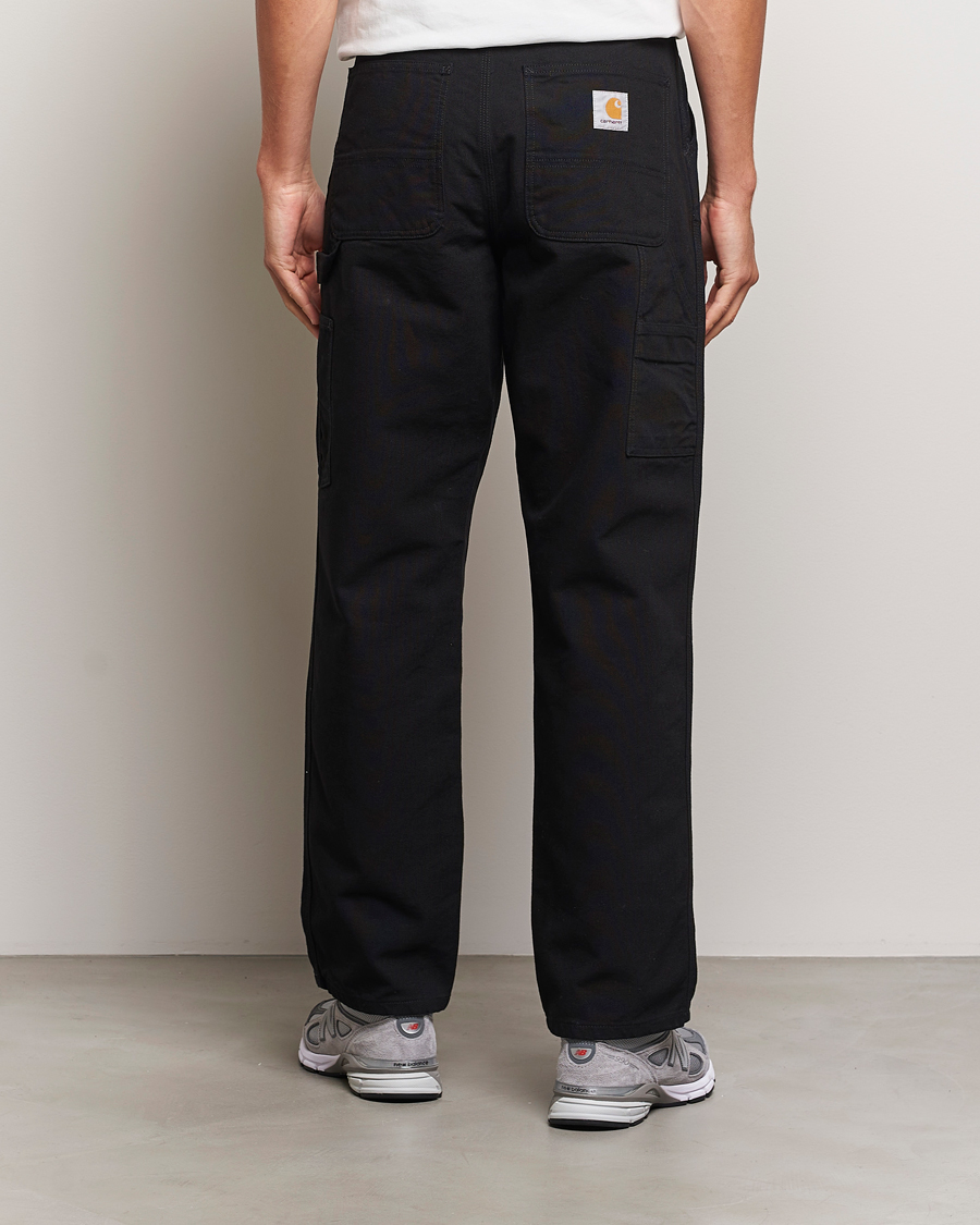 Mies | Housut | Carhartt WIP | Single Knee Pants Dearborn Canvas Black