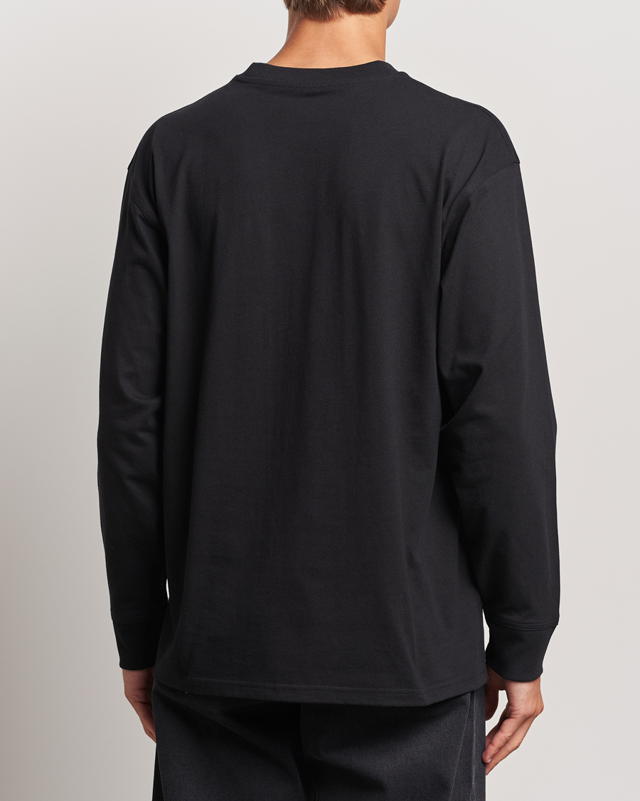 Mies | T-paidat | Carhartt WIP | American Script Long Sleeve T-Shirt Black