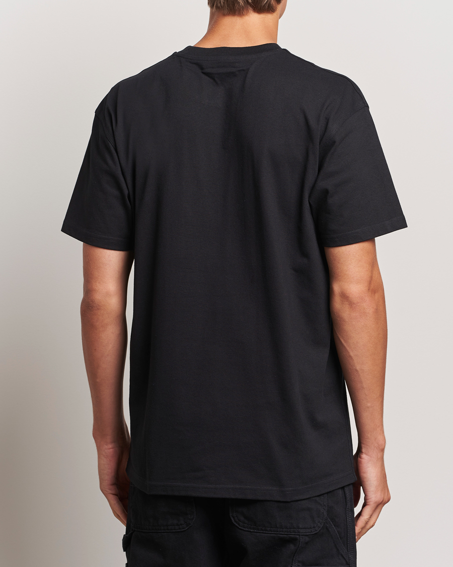 Mies | T-paidat | Carhartt WIP | American Script Short Sleeve T-Shirt Black