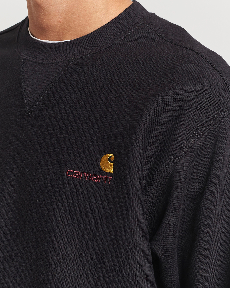 Mies | Puserot | Carhartt WIP | American Script Sweatshirt Black