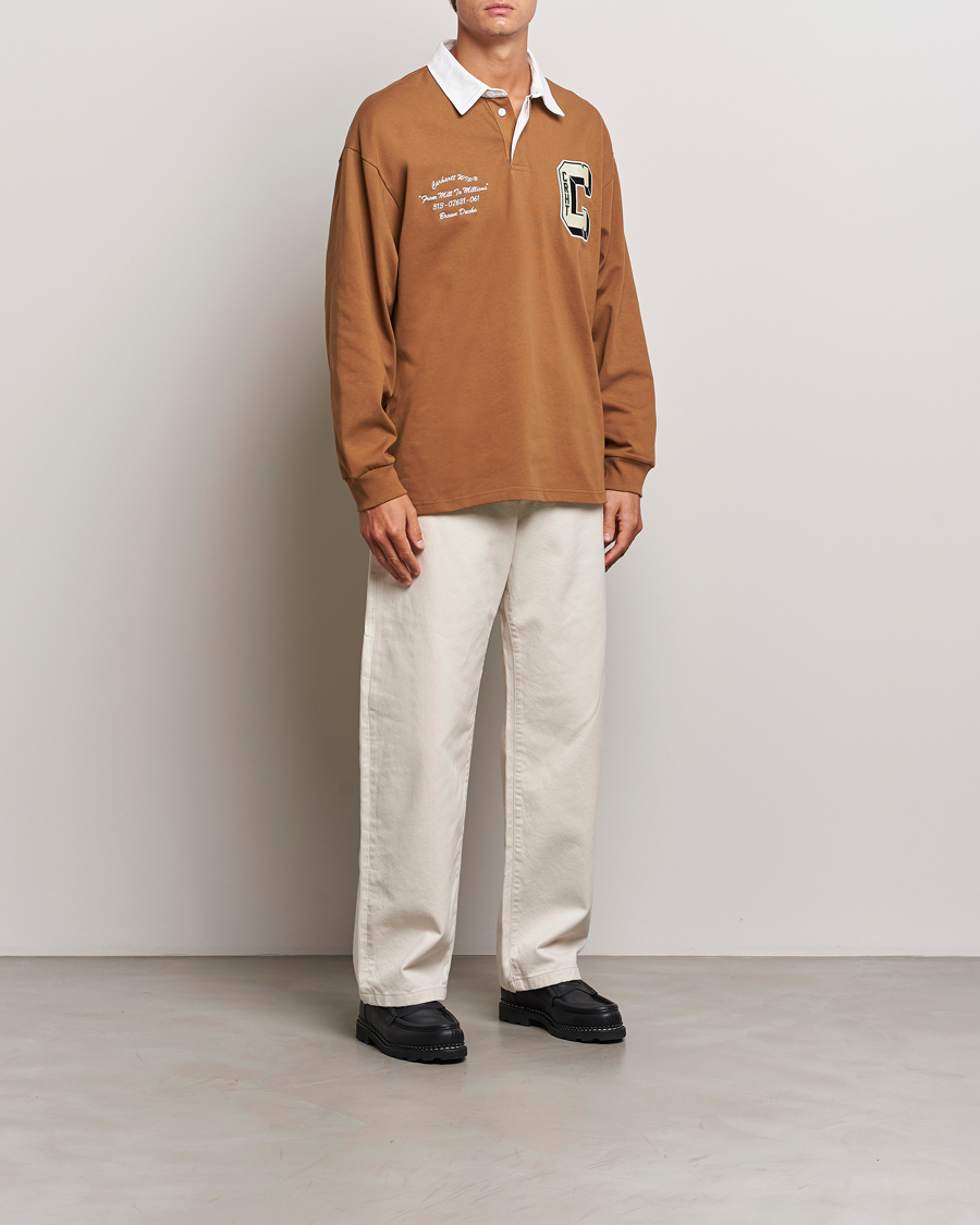 Mies | Puserot | Carhartt WIP | Brown Ducks Rugby Shirt Hamilton Brown