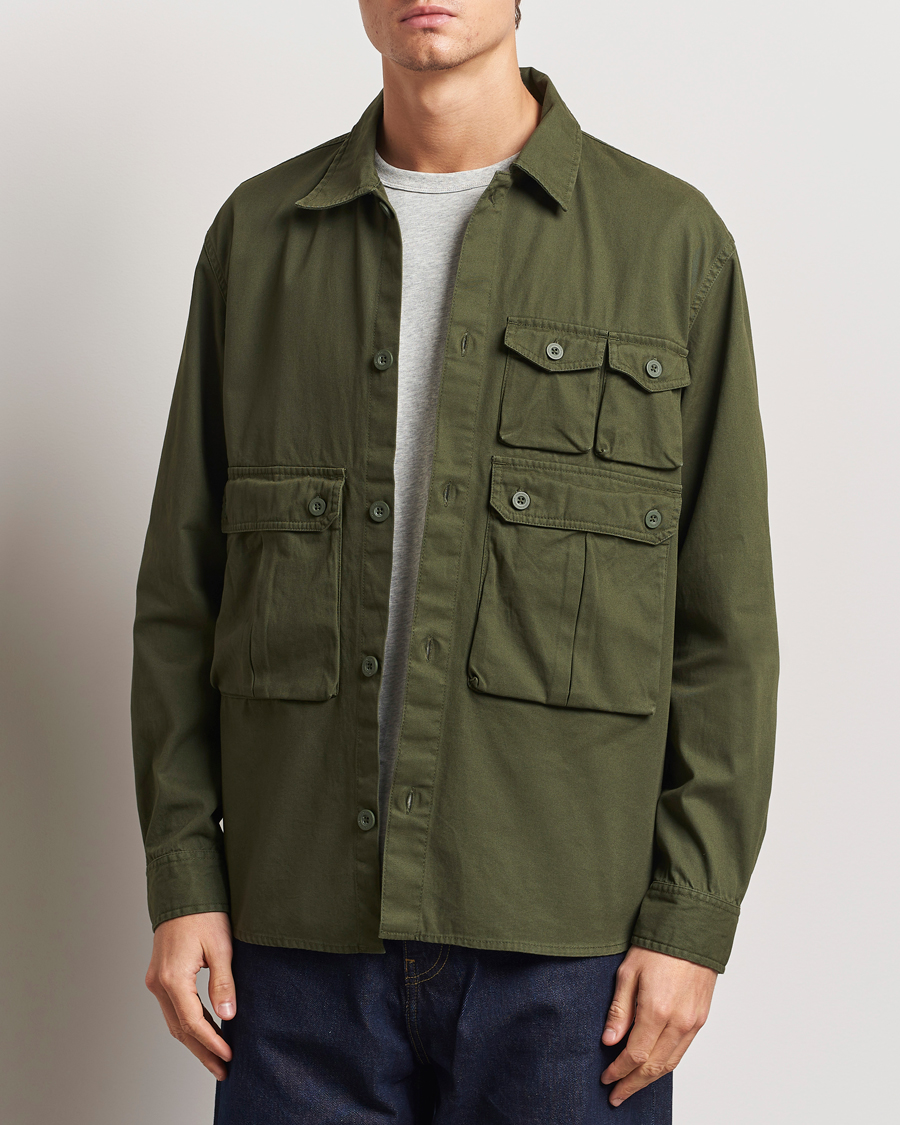 Mies | Kauluspaidat | Carhartt WIP | Tracker Cotton Twill Shirt Office Green