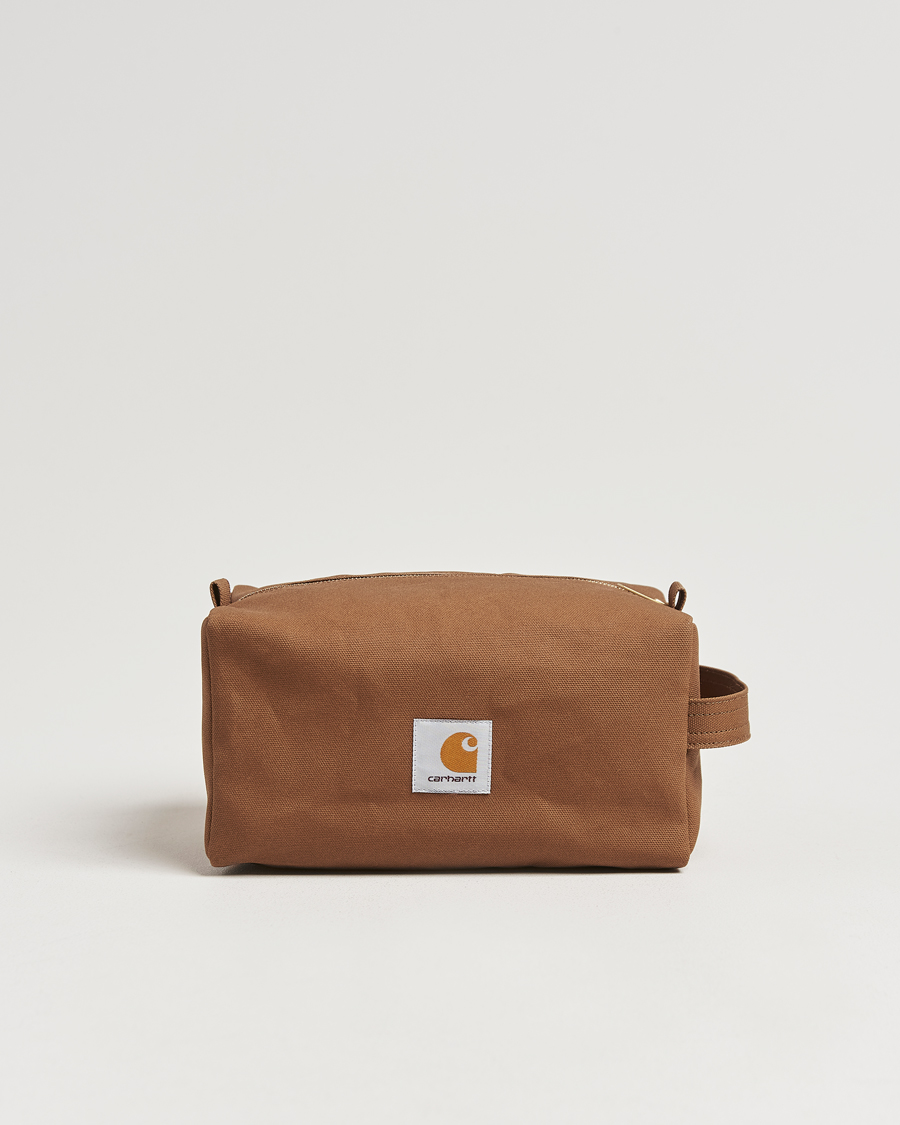 Mies | Carhartt WIP Canvas Washbag Hamilton Brown | Carhartt WIP | Canvas Washbag Hamilton Brown